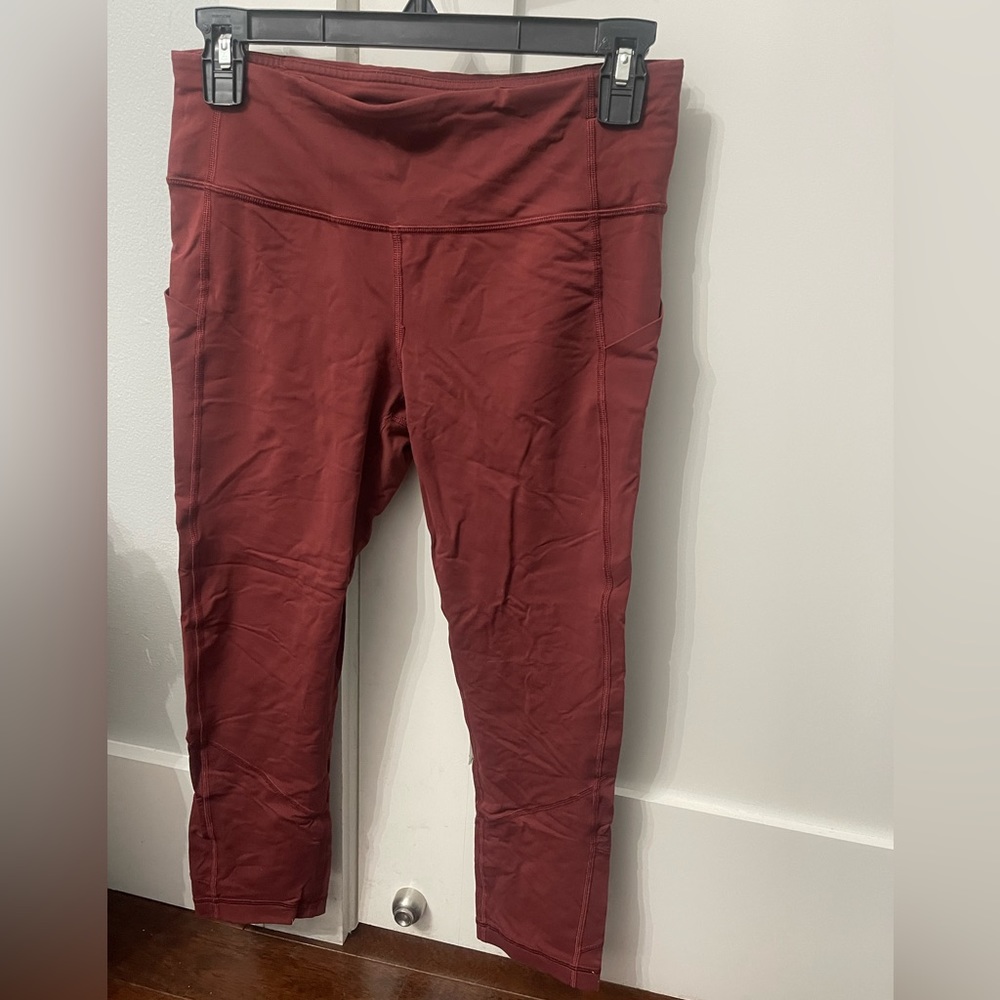 Lululemon fast and free leggings 25” size 6